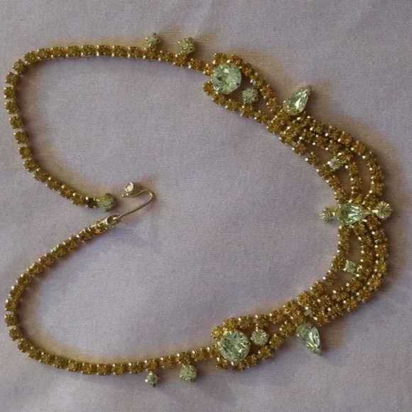 Vintage Rhinestone Choker - Picture 3 of 6